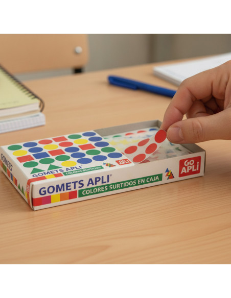 ▷ GOMETS APLI COLORES SURTIDOS EN CAJA | Taine - Imagen 1