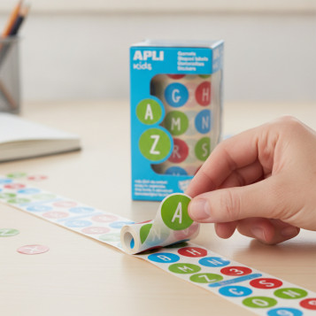 ▷ GOMETS APLI NÚMEROS Y LETRAS MULTICOLOR | Taine - Imagen 2