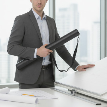 ▷ PORTAPLANOS FAIBO Ø65MM EXTENSIBLE 40 A 75CM | Taine - Imagen 2
