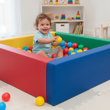 ▷ PISCINA REINER PLAY DE BOLAS CUADRADA | Taine - Imagen 2