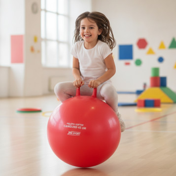 ▷ PELOTA SOFTEE CANGURO 45 CM COLOR ROJO JIM SPORT | Taine - Imagen 2