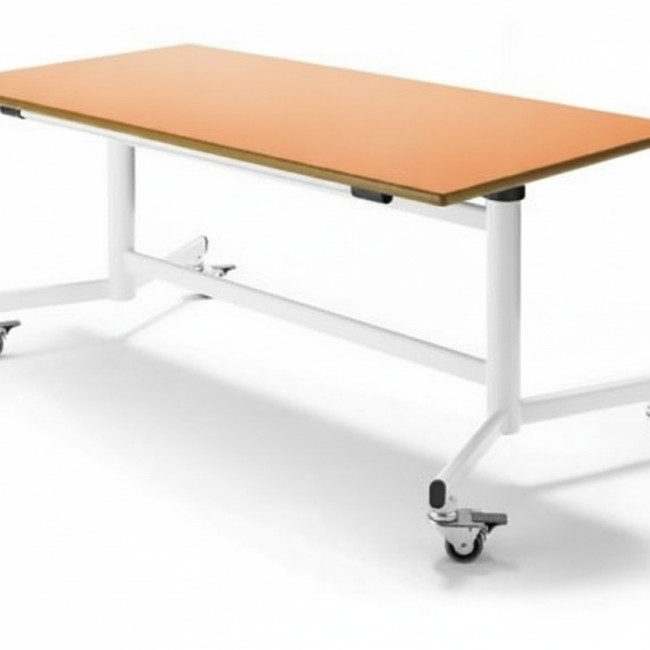 ▷ MESA TAGAR POLIVALENTE M.392 ABATIBLE CON RUEDAS 120X60 ALT.54 LD-COLOR | Taine - Imagen 2