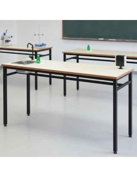 ▷ MESA TAGAR LABORATORIO MOD.296 GRIFO+TORRETA ENCHUFES 180X60 ALT.90 | Taine - Imagen 2