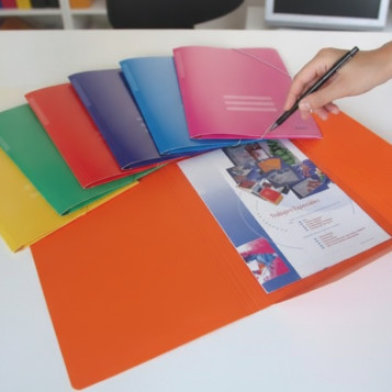 ▷ CARPETA SARO DE GOMAS DE COLORES | Taine - Imagen 2