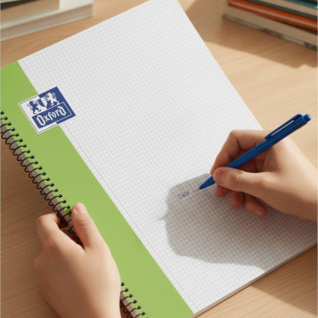 ▷ CUADERNO OXFORD ESPIRAL FOLIO SOCIALES 4X4 90GR 80HJ | Taine - Imagen 2