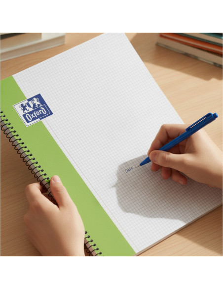 ▷ CUADERNO OXFORD ESPIRAL FOLIO SOCIALES 4X4 90GR 80HJ | Taine - Imagen 2