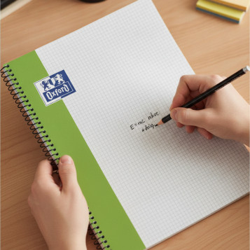 ▷ CUADERNO OXFORD ESPIRAL FOLIO MATES 4X4 90GR 80HJ | Taine - Imagen 2