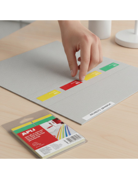 ▷ SEÑALIZACION APLI 3UDS 40X33 COLORES SURTIDOS | Taine - Imagen 2
