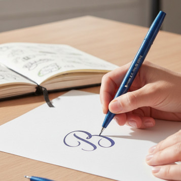 ▷ ROTULADORES PENTEL 4 UDS BRUSH PENS BERRY | Taine - Imagen 2