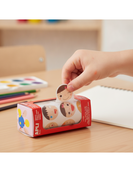 ▷ ROLLOS APLI GOMETS EMOCIONES 33MM REDONDOS 360U | Taine - Imagen 2