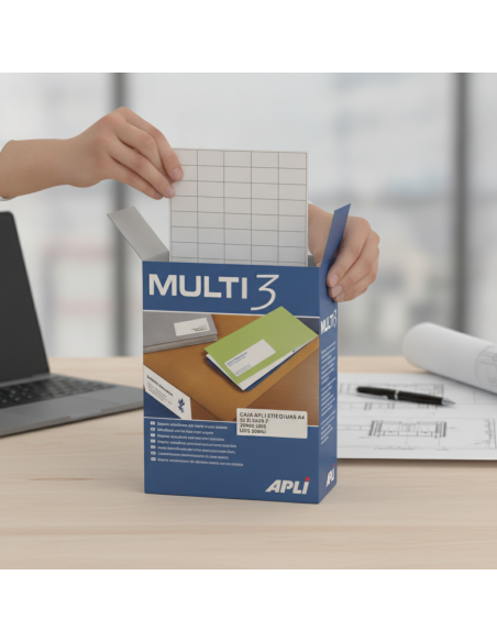 ▷ CAJA APLI ETIQUETAS A4 52,5X29,7 20000 UDS 500HJ | Taine - Imagen 2