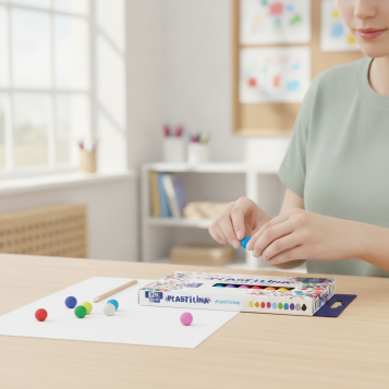 ▷ PLASTILINA OXFORD 12 COLORESx16gr 200GRS | Taine - Imagen 2