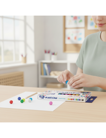 ▷ PLASTILINA OXFORD 12 COLORESx16gr 200GRS | Taine - Imagen 2