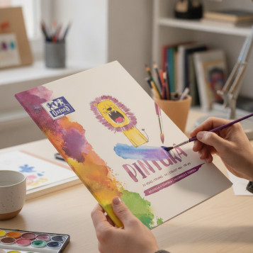 ▷ BLOC DIBUJO OXFORD ENCOLADO A4 20HJ 180G PINTURA | Taine - Imagen 2