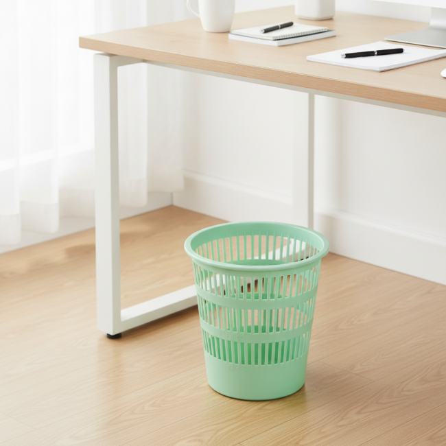 ▷ PAPELERAS FAIBO PLASTICO COLORES PASTEL | Taine - Imagen 2