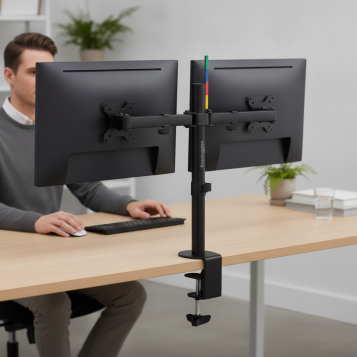 ▷ BRAZO KENSINGTON SMARTFIT® ERGO EXTENSIBLE PARA DOS MONITORES | Taine - Imagen 2