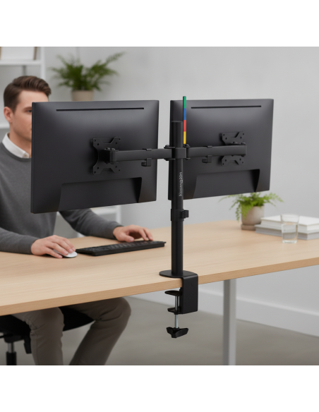 ▷ BRAZO KENSINGTON SMARTFIT® ERGO EXTENSIBLE PARA DOS MONITORES | Taine - Imagen 2