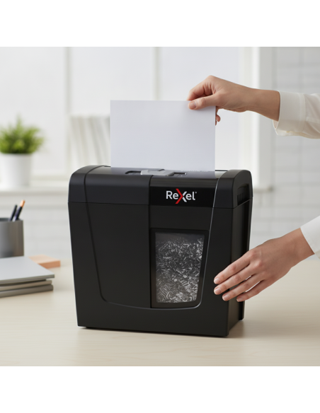 ▷ DESTRUCTORA REXEL SECURE X6 NEGRO | Taine - Imagen 2