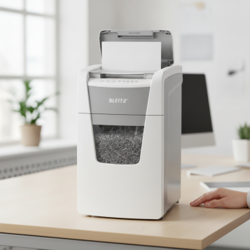 ▷ DESTRUCTORA LEIZ IQ AUTO+ OFFICE 150 P5 AUTOALIMENTACIÓN BLANCA | Taine - Imagen 2