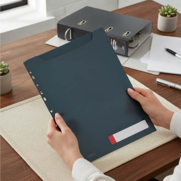 ▷ FUNDAS LEITZ GRIS PRIVACIDAD COSY GRAN CAPACIDAD A4 | Taine - Imagen 2