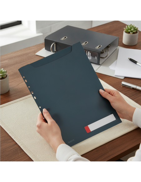 ▷ FUNDAS LEITZ GRIS PRIVACIDAD COSY GRAN CAPACIDAD A4 | Taine - Imagen 2