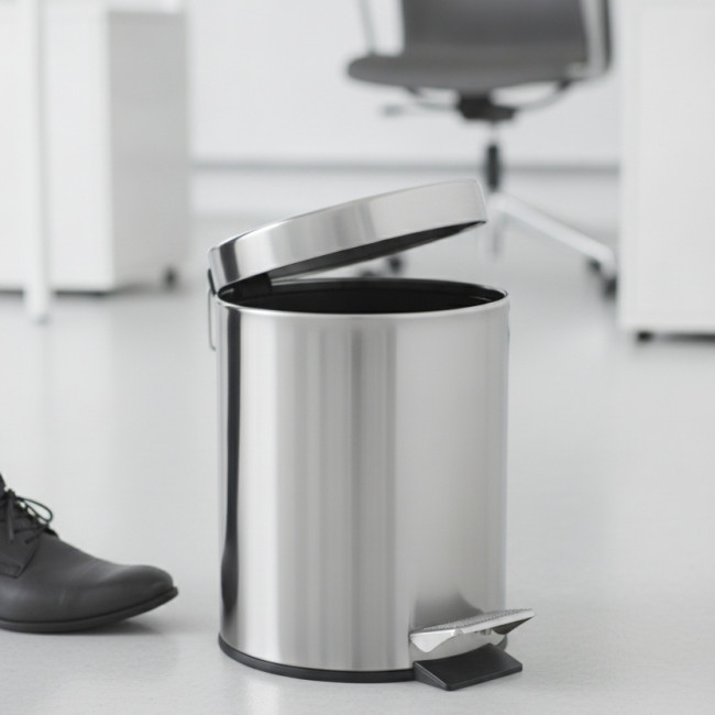 ▷ PAPELERAS ROCADA CON PEDAL INOXIDABLE | Taine - Imagen 1