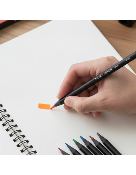 ▷ LAPICES FABER CASTELL 12 UDS C.METAL BLACK EDITTION | Taine - Imagen 2