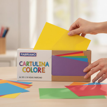 ▷ CARTULINA COLORE A4 185 G 50 HOJAS FABRIANO | Taine - Imagen 2