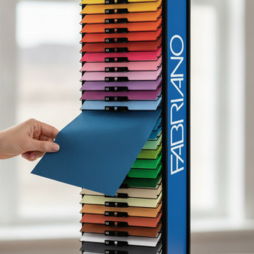 ▷ EXPOSITOR FABRIANO COLORE 50X65 185G -30 COL X 50HJ | Taine - Imagen 2