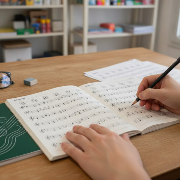 ▷ CUADERNO MUSICA UKELELE 4 TETRAGRAMAS | Taine - Imagen 2