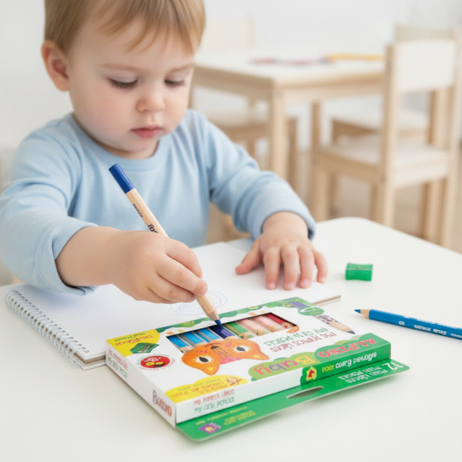 ▷ LAPICES ALPINO 12 UDS COLOR BABY ESTUCHE. | Taine - Imagen 2