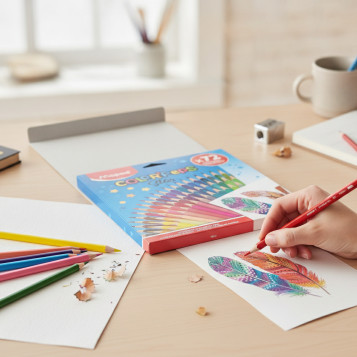 ▷ LAPICEROS COLOR COLOR'PEPS STAR ESTUCHE 72 UDS MAPED | Taine - Imagen 2
