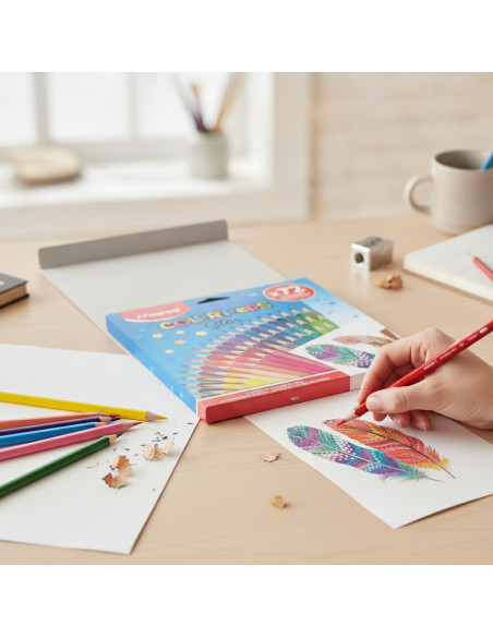 ▷ LAPICEROS COLOR COLOR'PEPS STAR ESTUCHE 72 UDS MAPED | Taine - Imagen 2