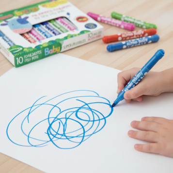 ▷ ROTULADORES ALPINO 10 UDS BABY SUPERLAVABLES | Taine - Imagen 2