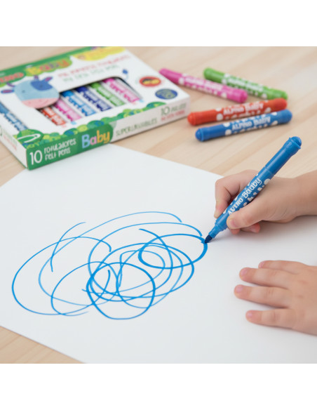 ▷ ROTULADORES ALPINO 10 UDS BABY SUPERLAVABLES | Taine - Imagen 2