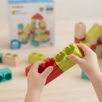 ▷ CONSTRUCCIONES MINILAND ECO SUPER KIM BLOC 40 PCS | Taine - Imagen 2