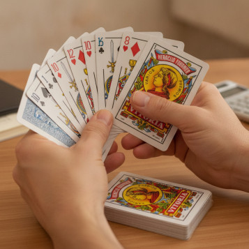 ▷ BARAJA FOURNIER DE CARTAS ESPAÑOLA N12 / 50CARTAS -SIN ESTUCHE | Taine - Imagen 2