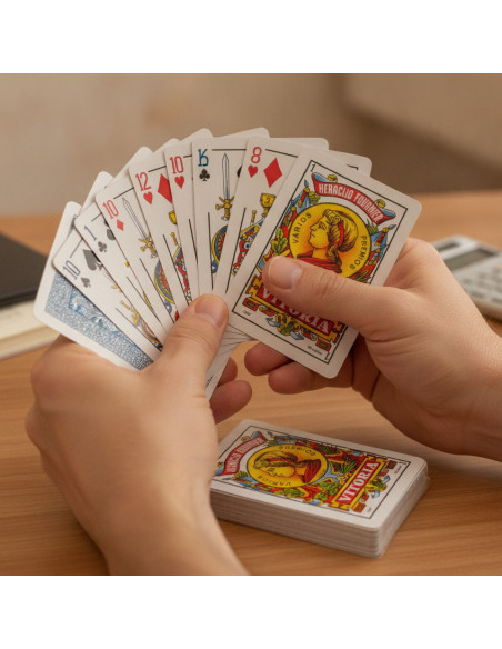 ▷ BARAJA FOURNIER DE CARTAS ESPAÑOLA N12 / 50CARTAS -SIN ESTUCHE | Taine - Imagen 2
