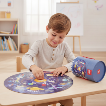 ▷ PUZLE APLI CIRCULAR SISTEMA SOLAR | Taine - Imagen 2
