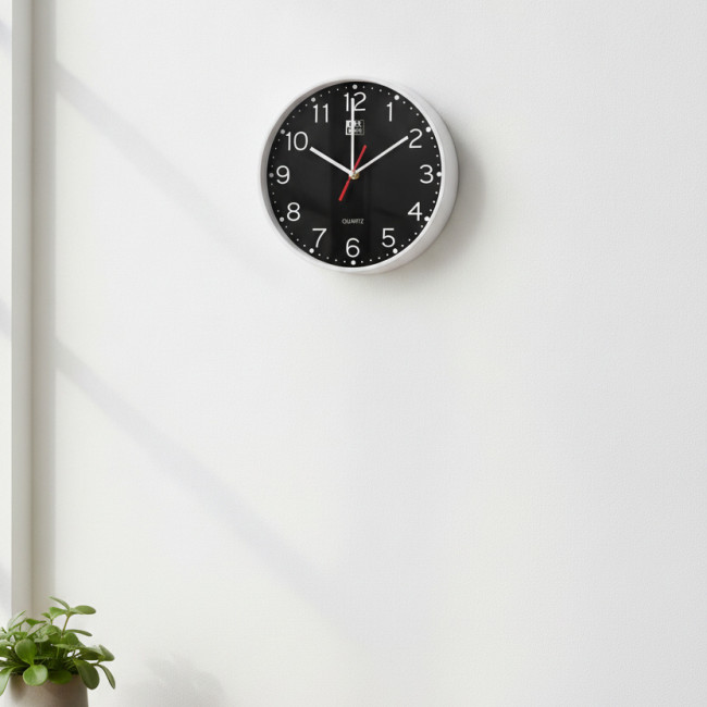 ▷ RELOJ OXFORD NEGRO PARED CALM 25CM | Taine - Imagen 2