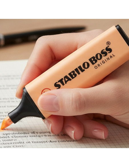 ▷ ROTULADOR STABILO BOSS 70/125 NARANJA PASTEL FLUORESCENTES | Taine - Imagen 2