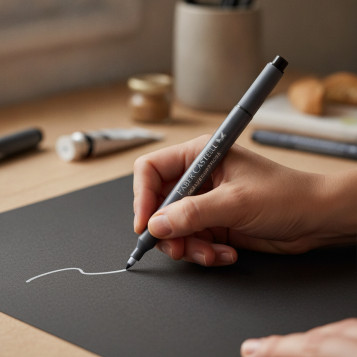 ▷ ROTULADOR FABER CASTELL BLANCO CREATIVE MULTISUPERFICIES | Taine - Imagen 2