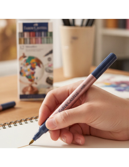 ▷ ROTULADORES FABER CASTELL 12 UDS METALIZADOS | Taine - Imagen 2