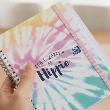 ▷ CUADERNO OXFORD A6 120HJ 90G 5X5 TIE DYE 2022 | Taine - Imagen 2