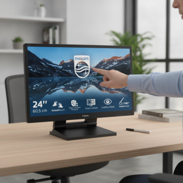 ▷ MONITOR LED PHILIPS B LINE 242B9T 24" (23.8" VISIBLE) PANTALLA TÁCTIL FULL HD | Taine - Imagen 2