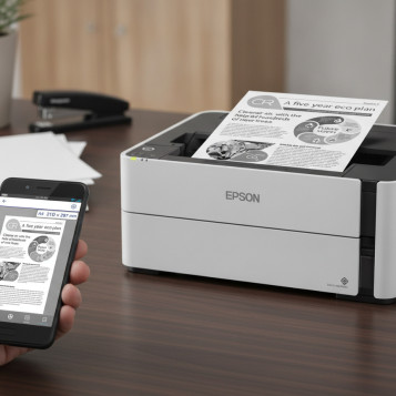 ▷ IMPRESORA EPSON ET-M1180 MONOCROMO INKJET ECOTANK | Taine - Imagen 2