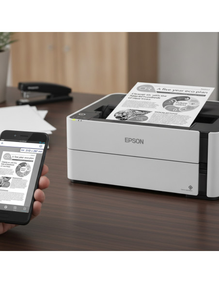 ▷ IMPRESORA EPSON ET-M1180 MONOCROMO INKJET ECOTANK | Taine - Imagen 2