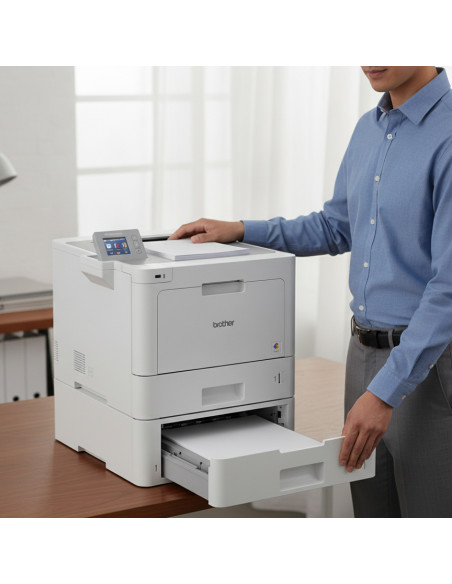 ▷ IMPRESORA BROTHER HLL9310CDWT LASER COLOR+BANDEJA ADICIONAL | Taine - Imagen 2