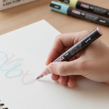 ▷ SET ROTULADORES POSCA 4 UDS PC5M SOFT PASTEL | Taine - Imagen 2