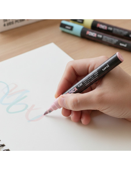 ▷ SET ROTULADORES POSCA 4 UDS PC5M SOFT PASTEL | Taine - Imagen 2